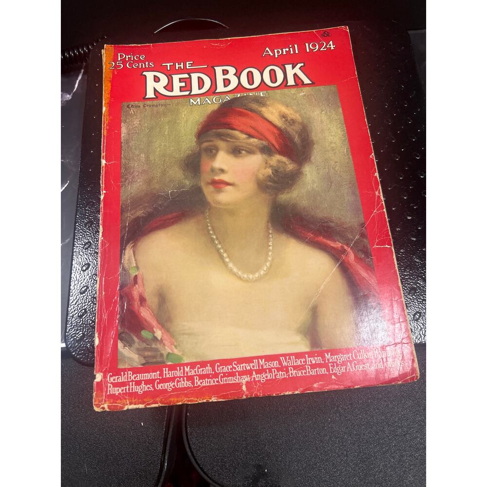 April 1924 Redbook Magazine Front cover